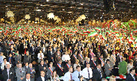 Thousands of supporters of the PMOI attend a rally in Paris to champion democracy in Iran. The PMOI's political principles are based on its modern interpretation of Islam, which it believes is inherently tolerant and democratic. Thousands of supporters of the PMOI attend a rally in Paris to champion democracy in Iran. The PMOI's political principles are based on its modern interpretation of Islam, which it believes is inherently tolerant and democratic.